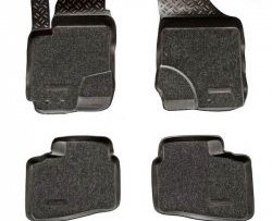 2 799 р. Комплект ковриков в салон Aileron 4 шт. (полиуретан, покрытие Soft)  Hyundai Elantra  HD (2006-2011)  с доставкой в г. Калуга. Увеличить фотографию 1