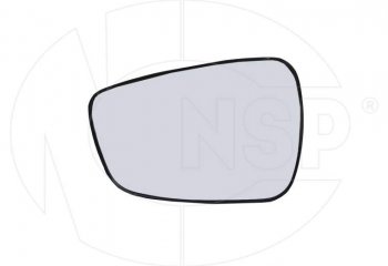 329 р. Зеркальный элемент зеркала заднего вида NSP (с обогревом)  Hyundai Elantra  MD (2010-2016) (левый)  с доставкой в г. Калуга. Увеличить фотографию 1