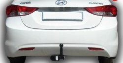 6 999 р. Фаркоп (седан) Лидер Плюс  Hyundai Elantra  MD (2010-2016) (Без электропакета)  с доставкой в г. Калуга. Увеличить фотографию 2