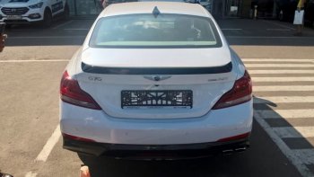 7 949 р. Спойлер на багажник АвтоКрат Hyundai Genesis DH седан рестайлинг (2014-2017) (Неокрашенный)  с доставкой в г. Калуга. Увеличить фотографию 5