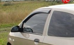 Комплект дефлекторов окон (ветровиков) 4 шт. (3 дв.) Russtal Hyundai Getz TB хэтчбэк 5 дв. дорестайлинг (2002-2005)