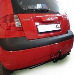 6 399 р. Фаркоп Лидер Плюс  Hyundai Getz  TB (2002-2010) хэтчбэк 5 дв. дорестайлинг, хэтчбэк 5 дв. рестайлинг (Без электропакета)  с доставкой в г. Калуга. Увеличить фотографию 1