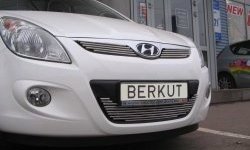 3 399 р. Декоративная вставка решетки радиатора Berkut  Hyundai i20  PB (2008-2012) хэтчбэк дорестайлинг  с доставкой в г. Калуга. Увеличить фотографию 1