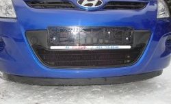 1 229 р. Сетка на бампер Russtal (черная) Hyundai i20 1 PB дорестайлинг, хэтчбэк (2008-2012)  с доставкой в г. Калуга. Увеличить фотографию 6