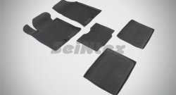 Износостойкие коврики в салон с высоким бортом SeiNtex Premium 4 шт. (резина) Hyundai I40 1 VF рестайлинг универсал (2015-2019)