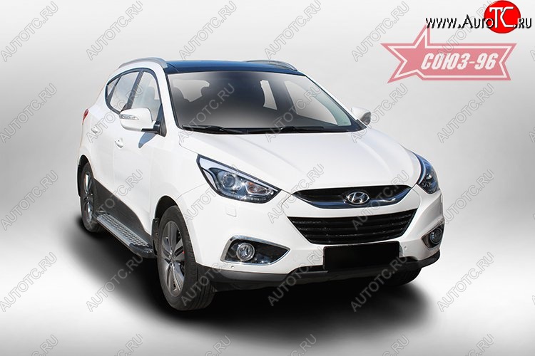 8 549 р. Пороги Souz-96 Hyundai IX35 LM рестайлинг (2013-2018)  с доставкой в г. Калуга