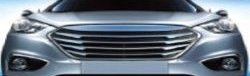 12 049 р. Решётка радиатора SuvStyle v1 Hyundai IX35 1 LM дорестайлинг (2009-2013) (Неокрашенная)  с доставкой в г. Калуга. Увеличить фотографию 1