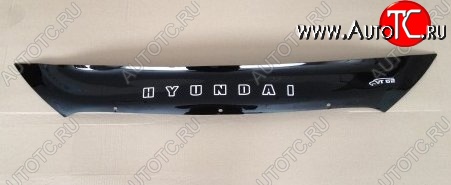 999 р. Дефлектор капота Russtal (короткий)  Hyundai IX35  1 LM (2009-2018)  с доставкой в г. Калуга