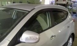 2 199 р. Дефлекторы окон (ветровики) Novline 4 шт  Hyundai IX35  1 LM (2009-2018)  с доставкой в г. Калуга. Увеличить фотографию 1