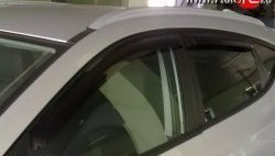 1 899 р. Комплект дефлекторов окон (ветровиков) 4 шт. Novline (литьевой поликарбонат)  Hyundai IX35  1 LM (2009-2018)  с доставкой в г. Калуга. Увеличить фотографию 1