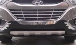 17 299 р. Накладка на передний бампер CT v2 Hyundai IX35 1 LM дорестайлинг (2009-2013) (Неокрашенная)  с доставкой в г. Калуга. Увеличить фотографию 1