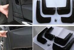 3 649 р. Комплект брызговиков Original Design Hyundai IX45 (2013-2024)  с доставкой в г. Калуга. Увеличить фотографию 2