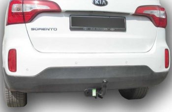 7 999 р. Фаркоп Лидер Плюс (до 1300 кг) Hyundai Santa Fe 3 DM дорестайлинг (2012-2016) (Без электропакета)  с доставкой в г. Калуга. Увеличить фотографию 3