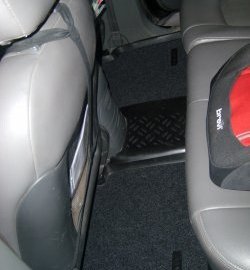 3 099 р. Комплект ковриков в салон Aileron 4 шт. (полиуретан, покрытие Soft)  Hyundai Santa Fe  1 (2000-2012)  с доставкой в г. Калуга. Увеличить фотографию 3