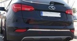 3 149 р. Накладка на нижнюю часть заднего стекла СТ Hyundai Santa Fe DM дорестайлинг (2012-2016)  с доставкой в г. Калуга. Увеличить фотографию 3