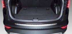 Защитная накладка на задний бампер СТ Hyundai Santa Fe 3 DM дорестайлинг (2012-2016)