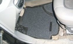 1 899 р. Комплект ковриков в салон Aileron 4 шт. (полиуретан, покрытие Soft)  Hyundai Santa Fe  2 CM (2006-2009)  с доставкой в г. Калуга. Увеличить фотографию 1