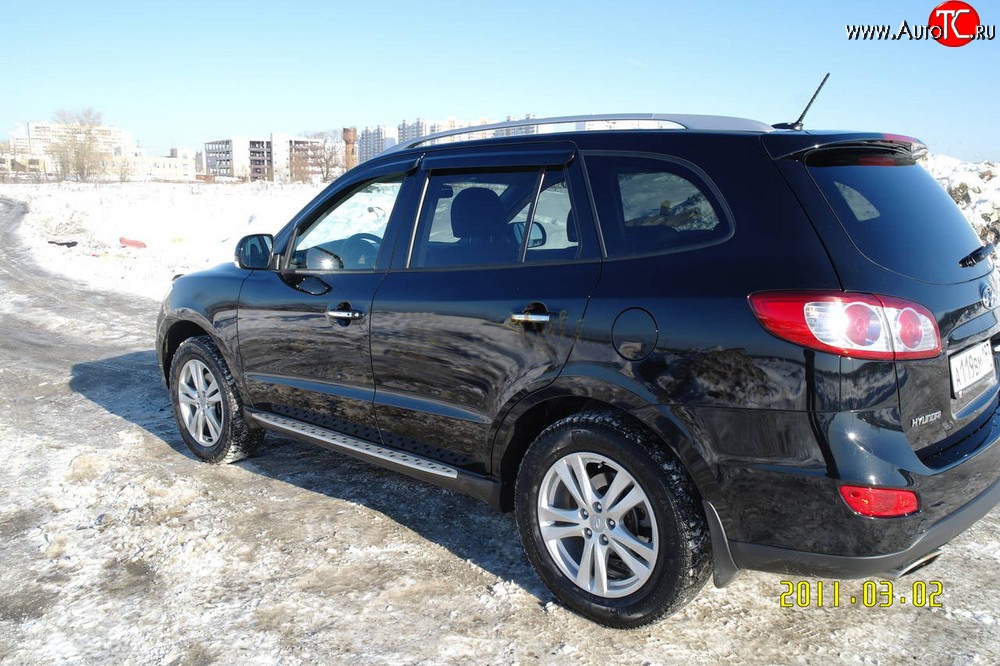 13 549 р. Пороги BMW Style  Hyundai Santa Fe  2 CM (2009-2012)  с доставкой в г. Калуга