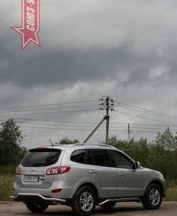 11 159 р. Защита заднего бампера Souz-96 (d60)  Hyundai Santa Fe  2 CM (2009-2012)  с доставкой в г. Калуга. Увеличить фотографию 2