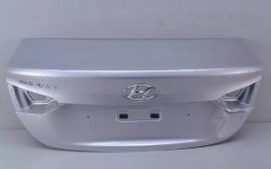 32 999 р. Крышка багажника металлическая Стандартная  Hyundai Solaris  2 (2017-2020) (Неокрашенная)  с доставкой в г. Калуга. Увеличить фотографию 1