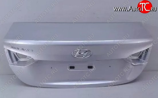 32 999 р. Крышка багажника металлическая Стандартная  Hyundai Solaris  2 (2017-2020) (Неокрашенная)  с доставкой в г. Калуга