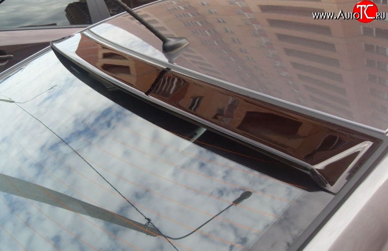 1 049 р. Козырёк на заднее стекло M-VRS Hyundai Solaris 1 седан RBr дорестайлинг (2010-2014) (Неокрашенный)  с доставкой в г. Калуга