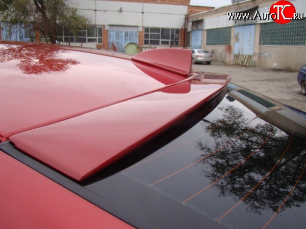 2 799 р. Козырёк на заднее лобовое стекло Sport v2 Hyundai Solaris 1 седан RBr дорестайлинг (2010-2014) (Неокрашенный)  с доставкой в г. Калуга