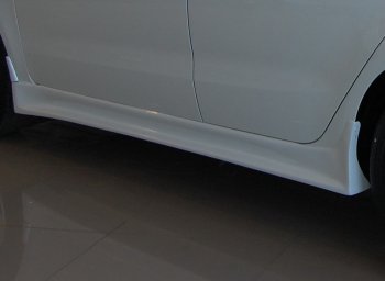 11 699 р. Пороги накладки LitCompany Hyundai Solaris 1 седан RBr дорестайлинг (2010-2014) (Неокрашенные)  с доставкой в г. Калуга. Увеличить фотографию 1