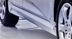 3 599 р. Пороги накладки Sport  Hyundai Solaris  1 седан (2010-2017), KIA Rio  3 QB (2011-2017) (Неокрашенные)  с доставкой в г. Калуга. Увеличить фотографию 3