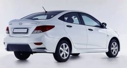 3 599 р. Пороги накладки Sport  Hyundai Solaris  1 седан (2010-2017), KIA Rio  3 QB (2011-2017) (Неокрашенные)  с доставкой в г. Калуга. Увеличить фотографию 6