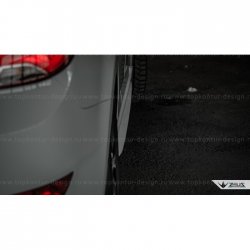 4 999 р. Пороги накладки TopKontur Design Hyundai Solaris 1 седан RBr рестайлинг (2014-2017) (Неокрашенные)  с доставкой в г. Калуга. Увеличить фотографию 12