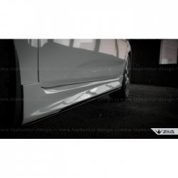 4 999 р. Пороги накладки TopKontur Design Hyundai Solaris 1 седан RBr рестайлинг (2014-2017) (Неокрашенные)  с доставкой в г. Калуга. Увеличить фотографию 16
