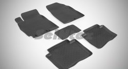 Износостойкие коврики в салон с высоким бортом SeiNtex Premium 4 шт. (резина) Hyundai Solaris 1 седан RBr дорестайлинг (2010-2014)