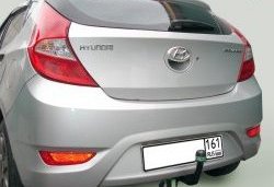 6 999 р. Фаркоп Лидер Плюс  Hyundai Solaris  1 седан (2010-2017) (Без электропакета)  с доставкой в г. Калуга. Увеличить фотографию 2