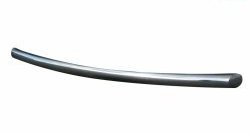 14 599 р. Одинарная защита заднего бампера из трубы диаметром 63 мм Russtal  Hyundai Starex/Grand Starex/H1  2 TQ (2007-2018)  с доставкой в г. Калуга. Увеличить фотографию 1