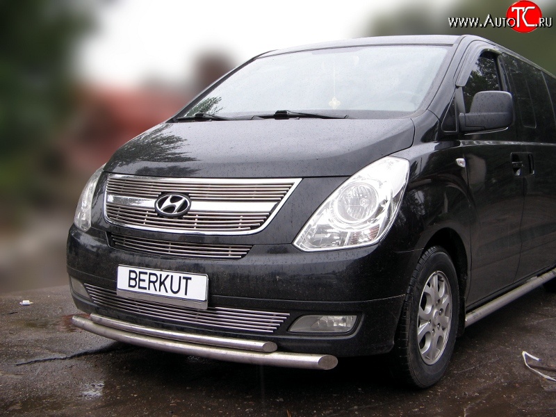 3 799 р. Декоративная вставка воздухозаборника Berkut Hyundai Starex/Grand Starex/H1 TQ дорестайлинг (2007-2013)  с доставкой в г. Калуга