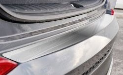 1 699 р. Накладка защитная на задний бампер Russtal  Hyundai Tucson  3 TL (2015-2018)  с доставкой в г. Калуга. Увеличить фотографию 1
