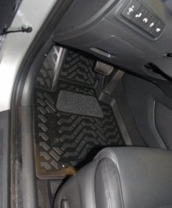 1 499 р. Коврики в салон Aileron 4 шт. (полиуретан) Hyundai Tucson 3 TL рестайлинг (2018-2021)  с доставкой в г. Калуга. Увеличить фотографию 1