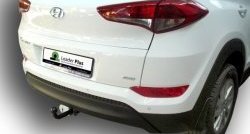 7 399 р. Фаркоп Лидер Плюс.  Hyundai Tucson  TL (2015-2021) дорестайлинг, рестайлинг (Без электропакета)  с доставкой в г. Калуга. Увеличить фотографию 2