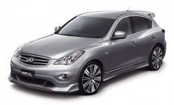 41 249 р. Передний бампер Impul INFINITI EX35 J50 (2007-2013) (Неокрашенный)  с доставкой в г. Калуга. Увеличить фотографию 2