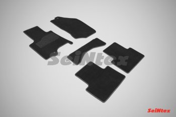 3 089 р. Комплект ворсовых ковриков в салон LUX Seintex  INFINITI FX37  2 S51 - QX70 (Чёрный)  с доставкой в г. Калуга. Увеличить фотографию 1