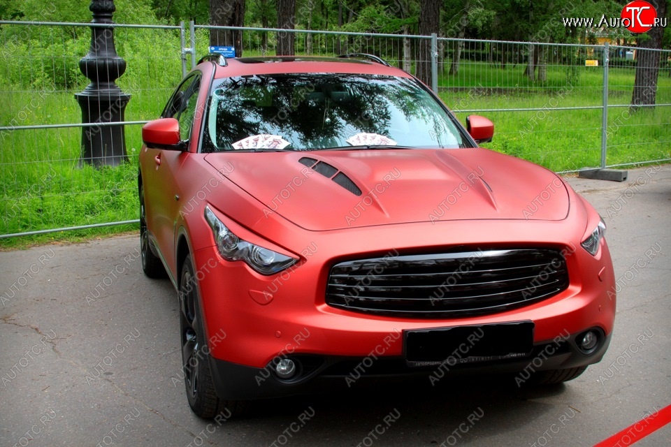 7 949 р. Решетка радиатора MzSpeed INFINITI FX50 S51 дорестайлинг (2008-2011) (Неокрашенная)  с доставкой в г. Калуга