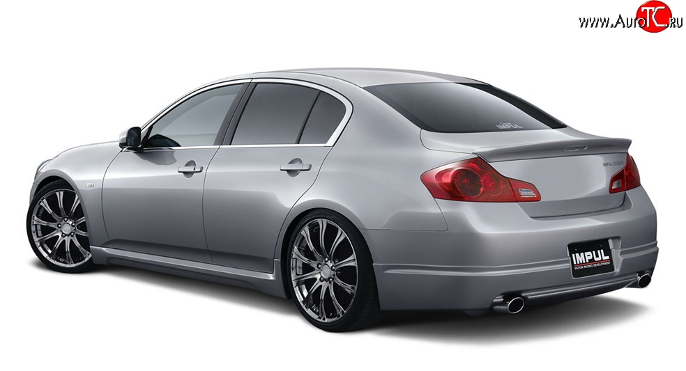 24 999 р. Комплект порогов Impul INFINITI G35 V36 седан (2006-2015) (Неокрашенные)  с доставкой в г. Калуга