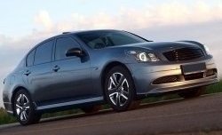 7 949 р. Накладка на передний бампер H Style INFINITI G37 V36 седан рестайлинг (2008-2014) (Неокрашенная)  с доставкой в г. Калуга. Увеличить фотографию 2