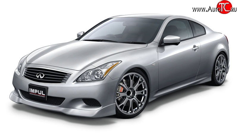 23 899 р. Накладка на передний бампер Impul INFINITI G37 V36 седан рестайлинг (2008-2014) (Неокрашенная)  с доставкой в г. Калуга