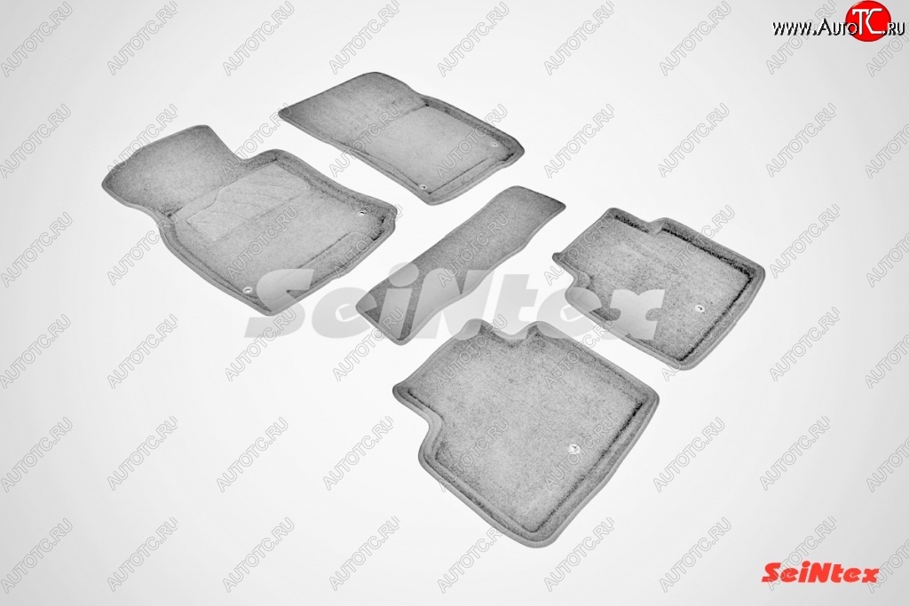 4 499 р. Износостойкие коврики в салон 3D INFINITI M 37XQ70 серые (компл)  INFINITI M37  Y51 (2009-2014)  с доставкой в г. Калуга