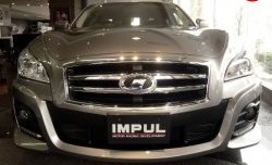 52 749 р. Передний бампер Impul INFINITI M (2010-2014) (Без карбоновых вставок, Неокрашенный)  с доставкой в г. Калуга. Увеличить фотографию 3