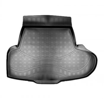1 889 р. Коврик в багажник Norplast Unidec  INFINITI Q50 (2013-2024) (Цвет: черный)  с доставкой в г. Калуга. Увеличить фотографию 1