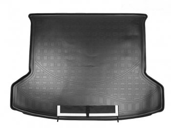 2 859 р. Коврик багажника Norplast Unidec  INFINITI Qx50 (2018-2024) (Черный, с погрузочным ковриком (фартуком))  с доставкой в г. Калуга. Увеличить фотографию 1