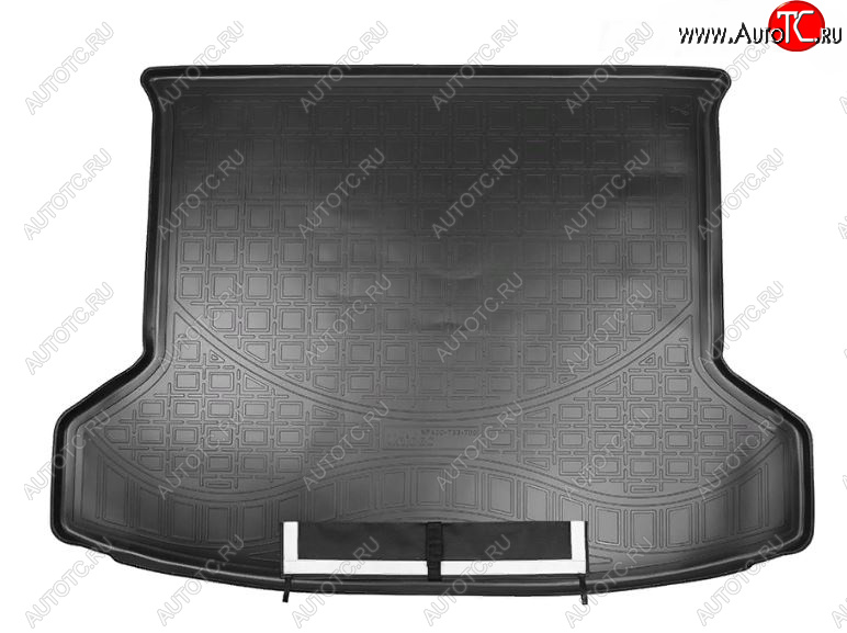 2 859 р. Коврик багажника Norplast Unidec  INFINITI Qx50 (2018-2024) (Черный, с погрузочным ковриком (фартуком))  с доставкой в г. Калуга